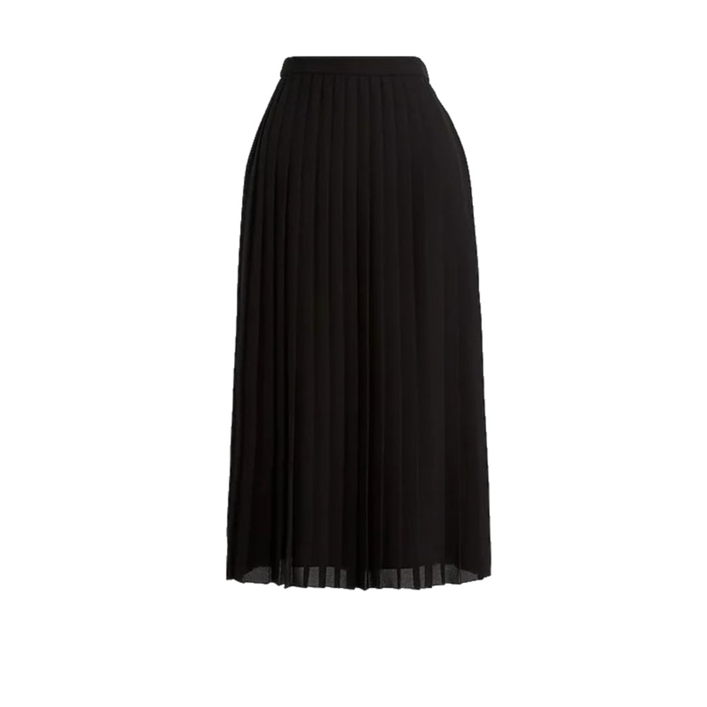 J. Crew Factory Black Midi Skirt